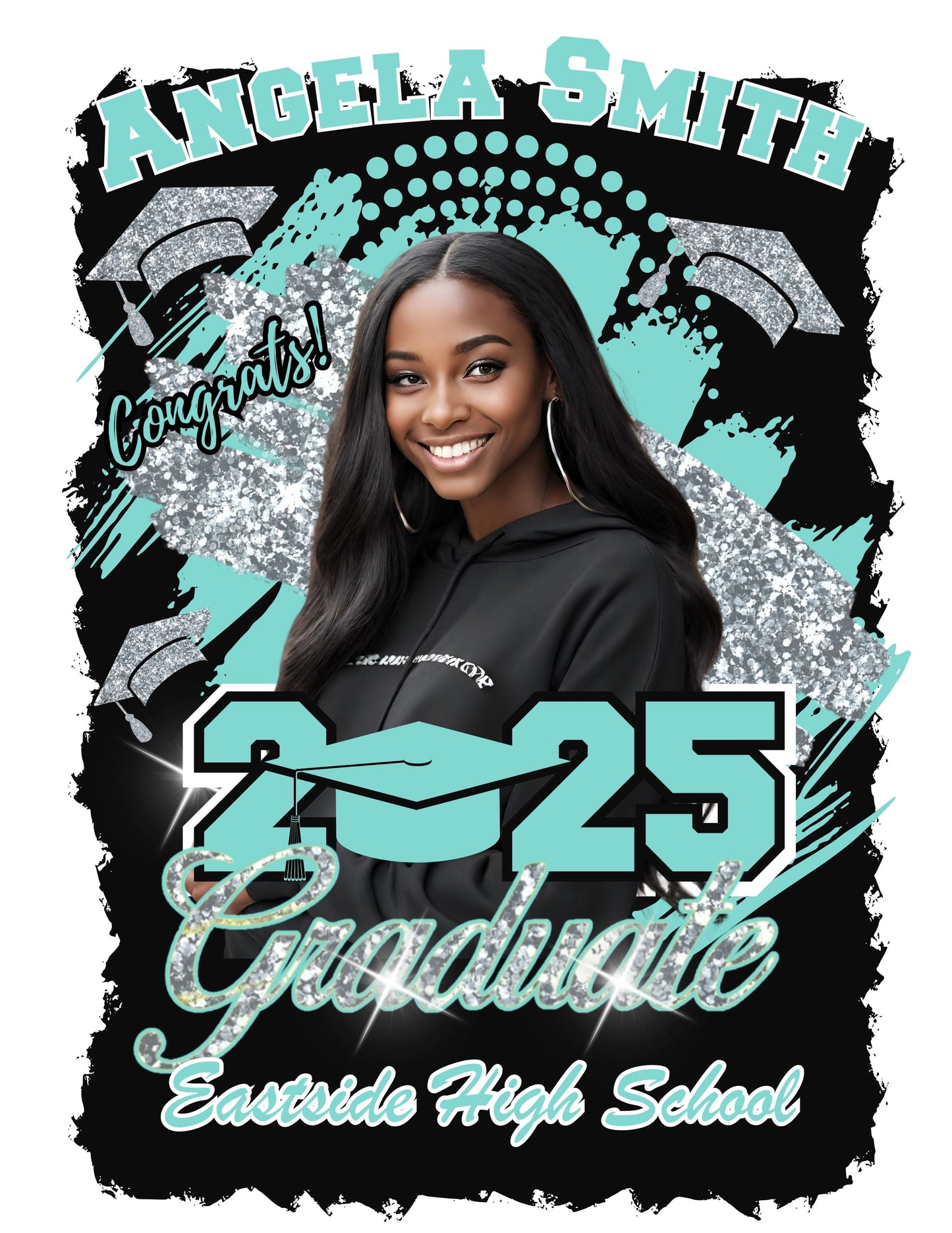 7 Graduation Editable Design Bundle (Canva)