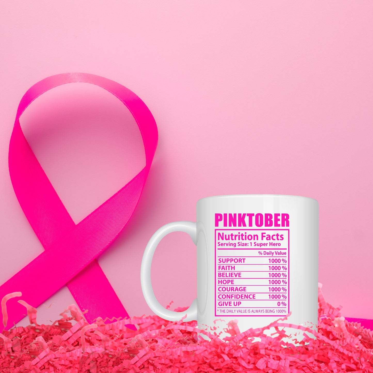 Pinktober Breast Cancer Awareness Coffee Mug