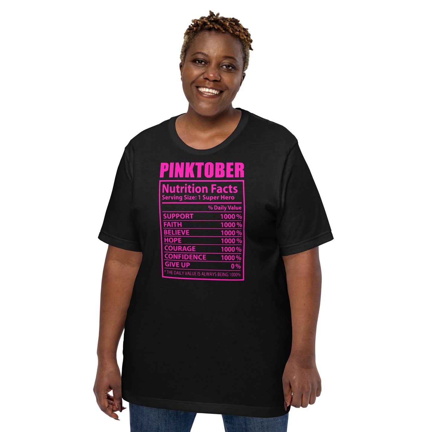 Pinktober T-shirt Black